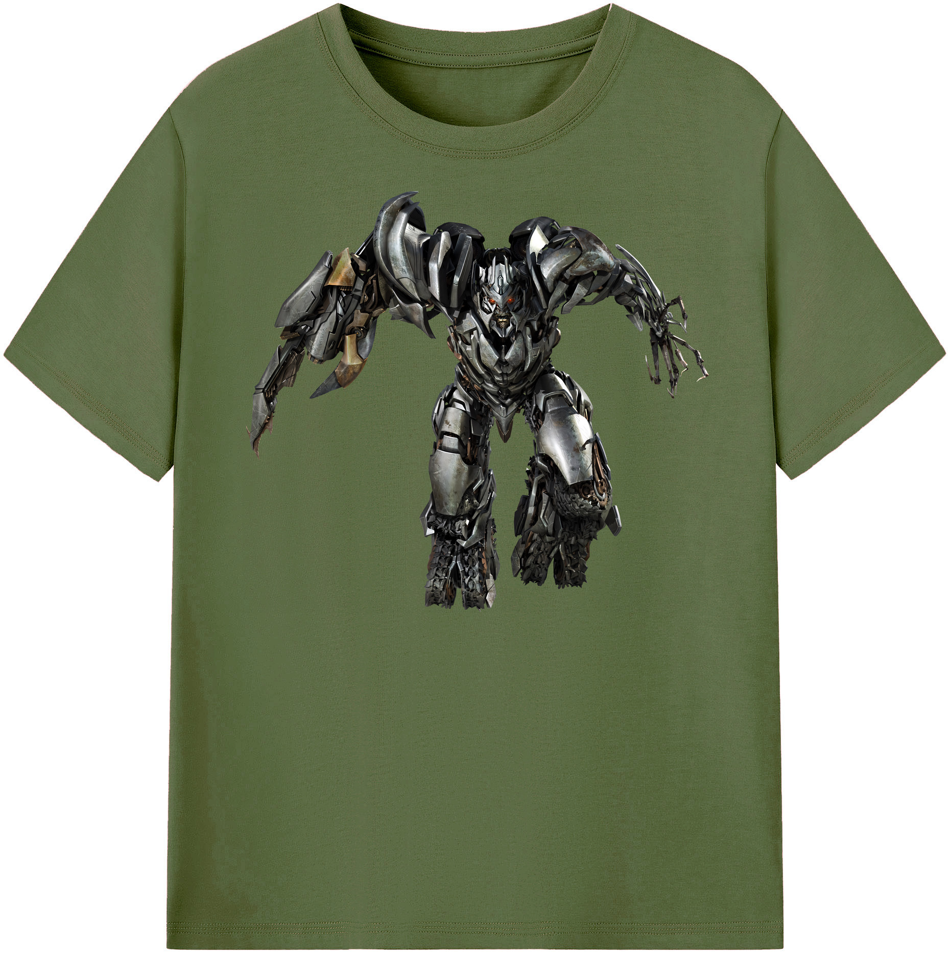 （画像用） Transformers トランスフォーマー 綿100％半袖Tシャツ（フロントプリント）